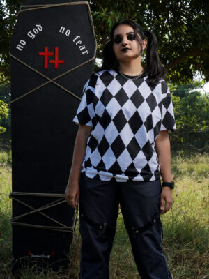 Diamond checks T-shirt (Unisex)